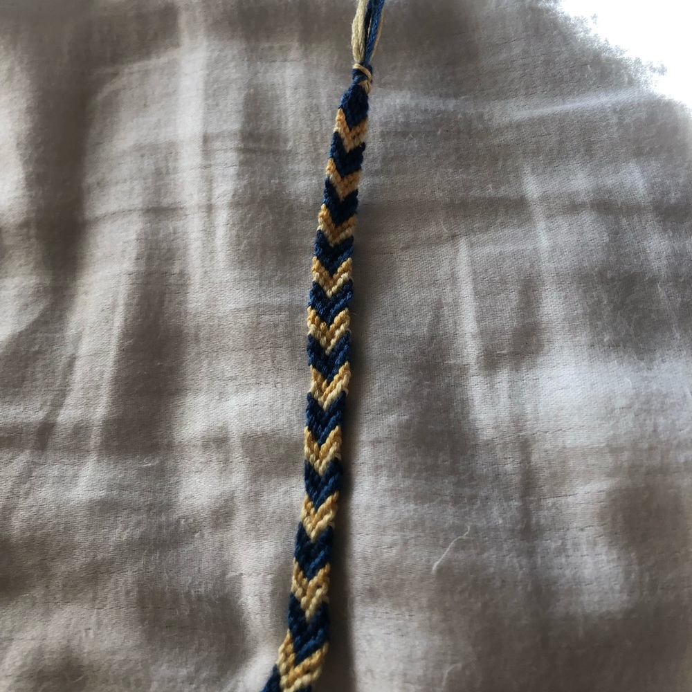 hand crafted chevron friendship bracelet